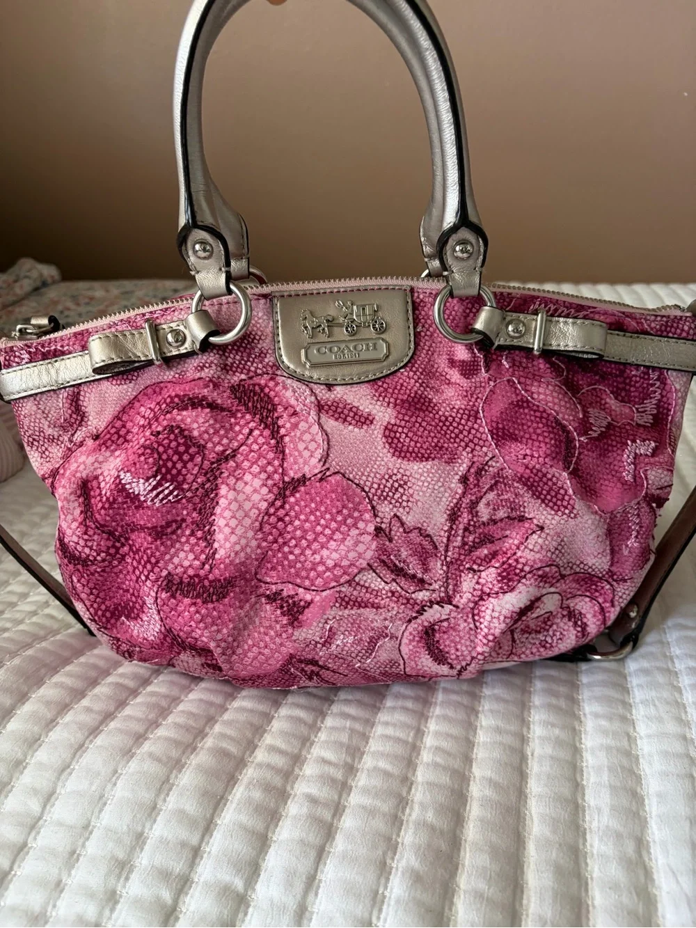 Coach Madison Floral Sophia Satchel